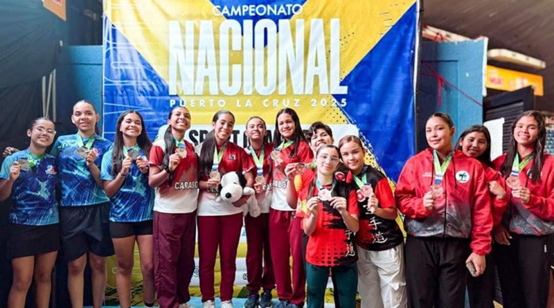 Carabobo asciende al primer lugar del Nacional de Karate 2025